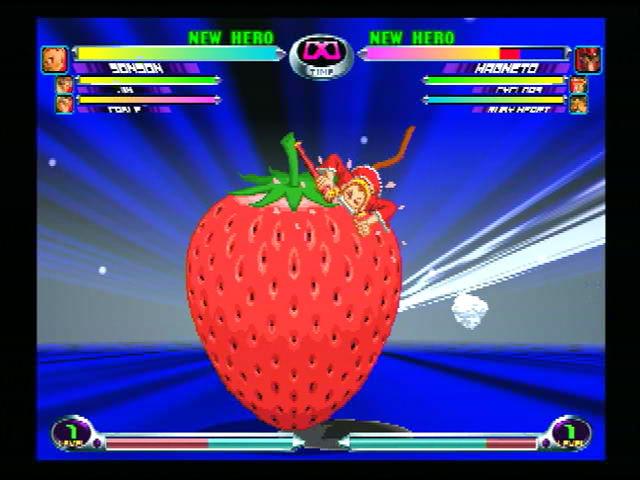 Скриншот из игры Marvel vs. Capcom 2: New Age of Heroes - 1