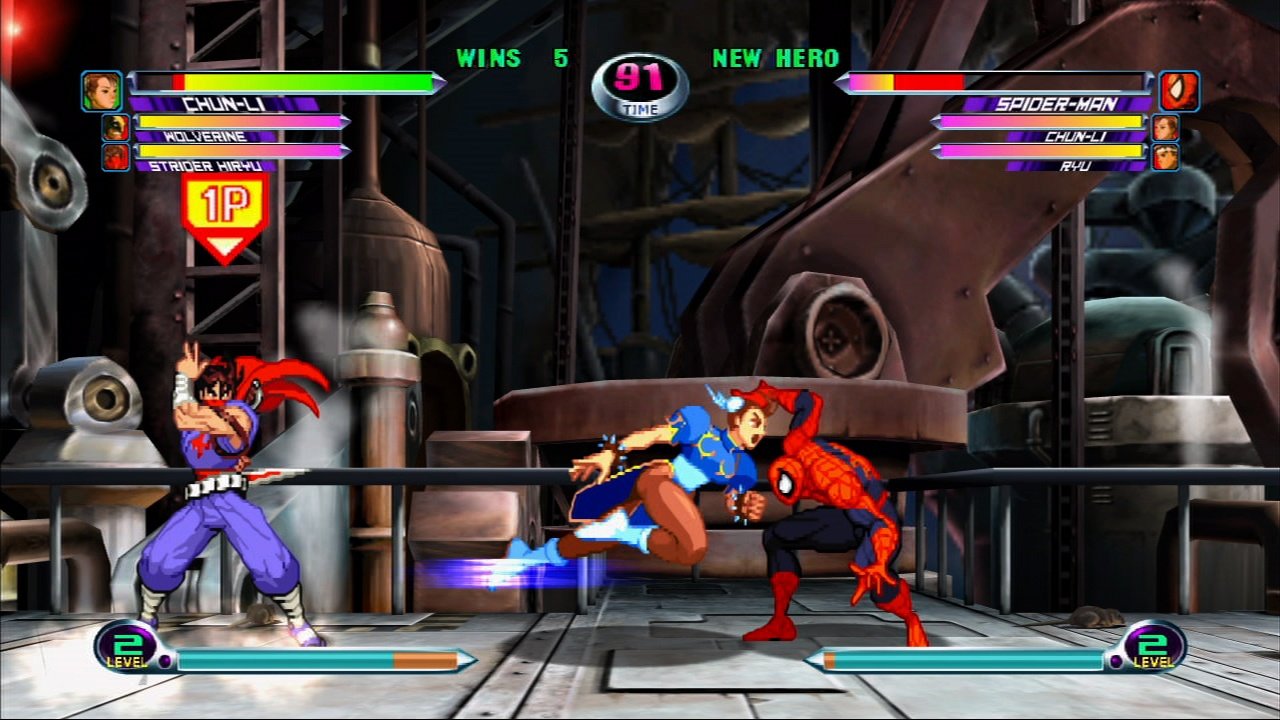 Скриншот из игры Marvel vs. Capcom 2: New Age of Heroes - 33
