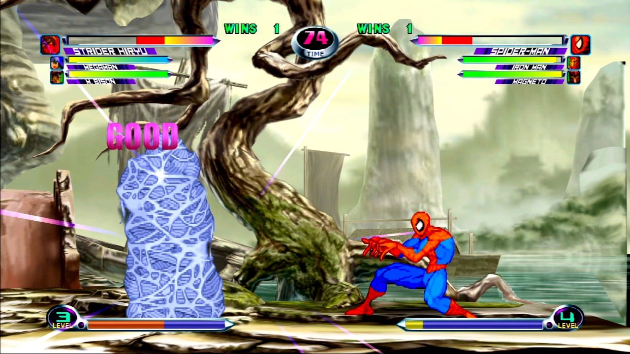 Скриншот из игры Marvel vs. Capcom 2: New Age of Heroes - 57