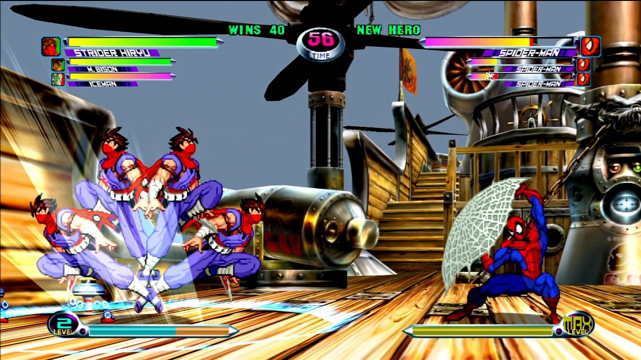 Скриншот из игры Marvel vs. Capcom 2: New Age of Heroes - 59