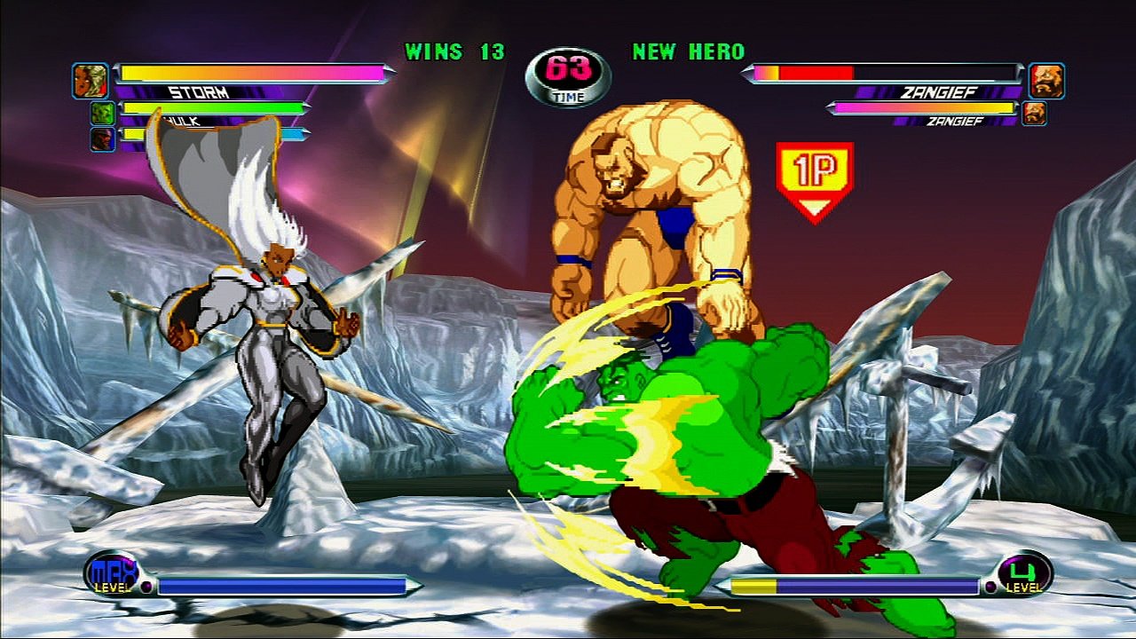 Скриншот из игры Marvel vs. Capcom 2: New Age of Heroes - 70