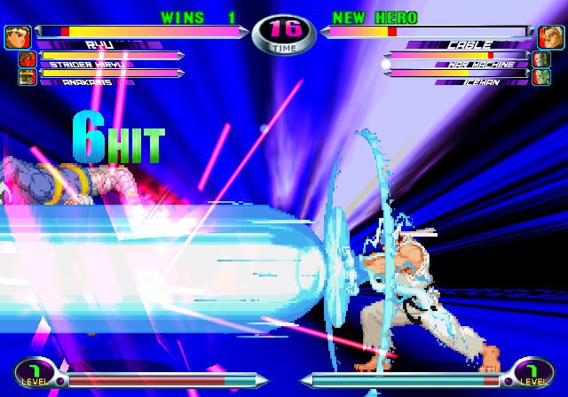 Скриншот из игры Marvel vs. Capcom 2: New Age of Heroes - 35
