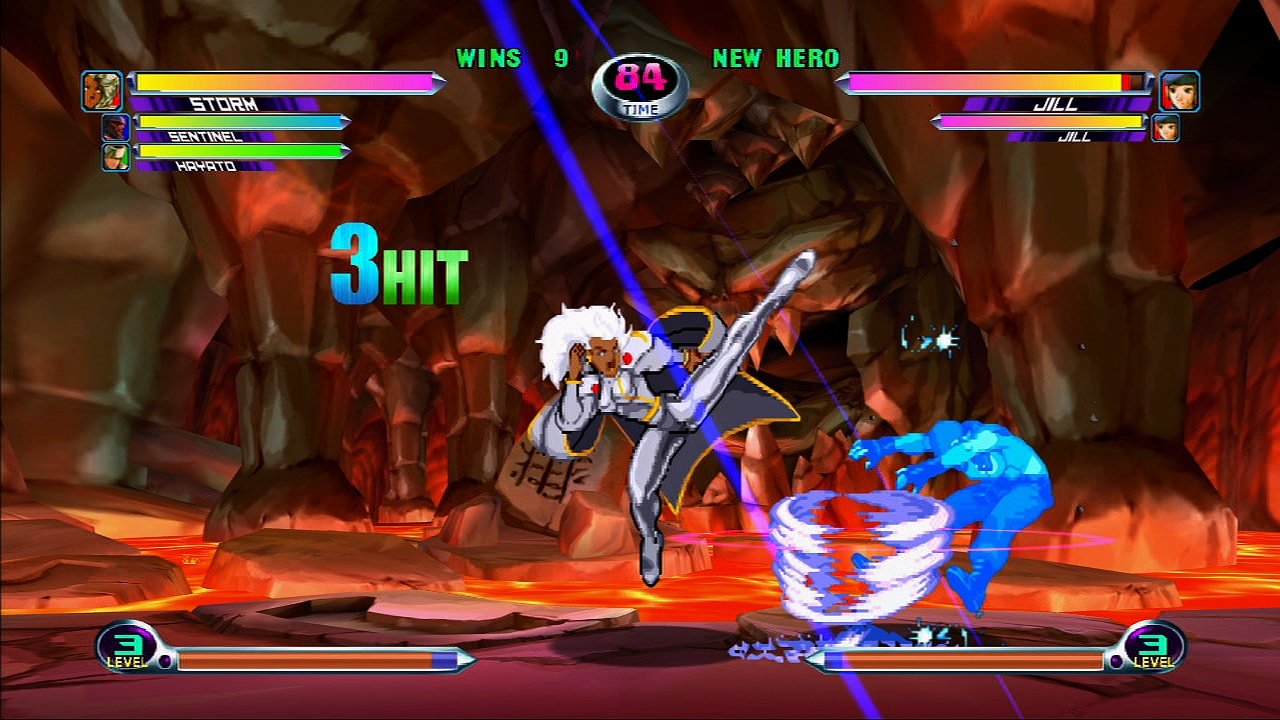 Скриншот из игры Marvel vs. Capcom 2: New Age of Heroes - 45