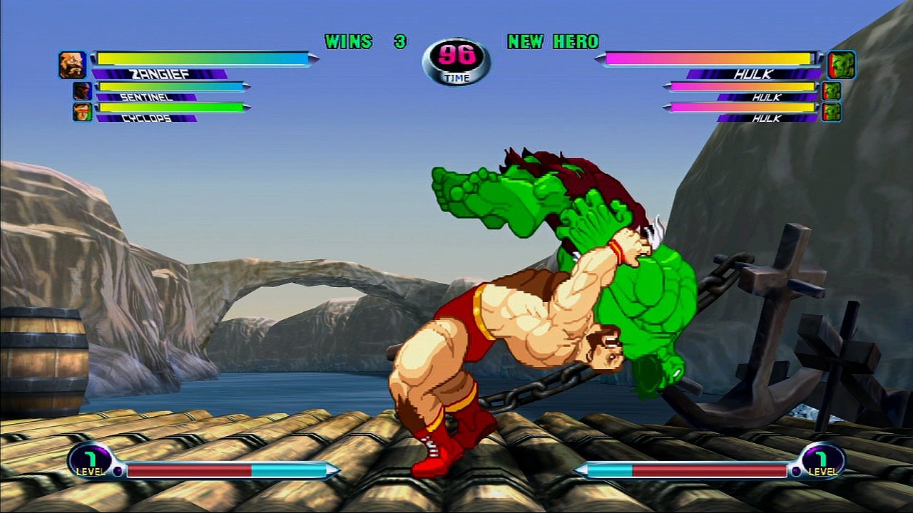 Скриншот из игры Marvel vs. Capcom 2: New Age of Heroes - 10