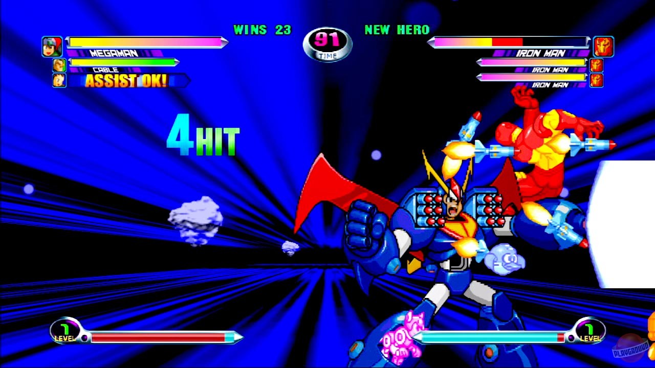 Скриншот из игры Marvel vs. Capcom 2: New Age of Heroes - 5