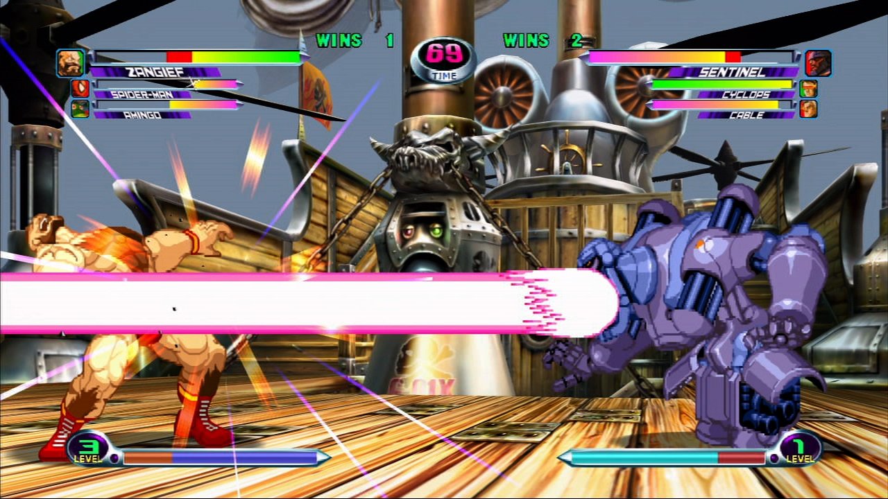 Скриншот из игры Marvel vs. Capcom 2: New Age of Heroes - 87