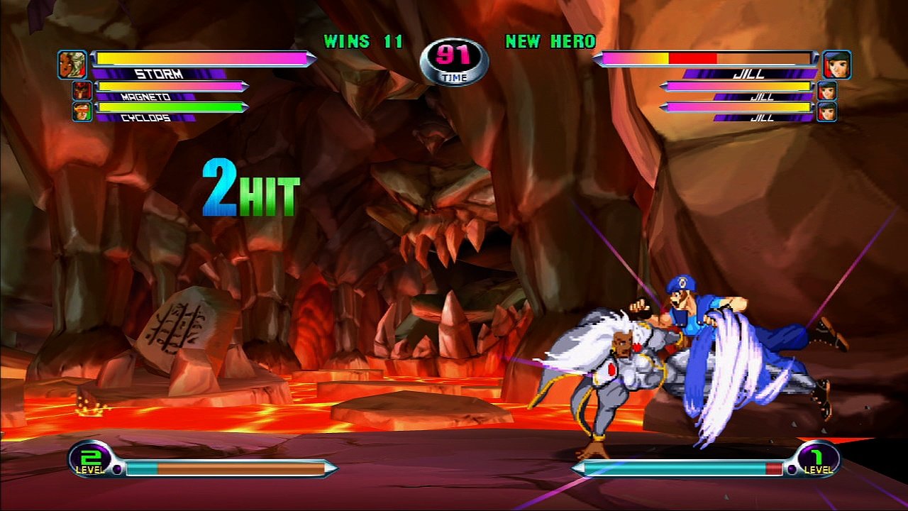 Скриншот из игры Marvel vs. Capcom 2: New Age of Heroes - 78