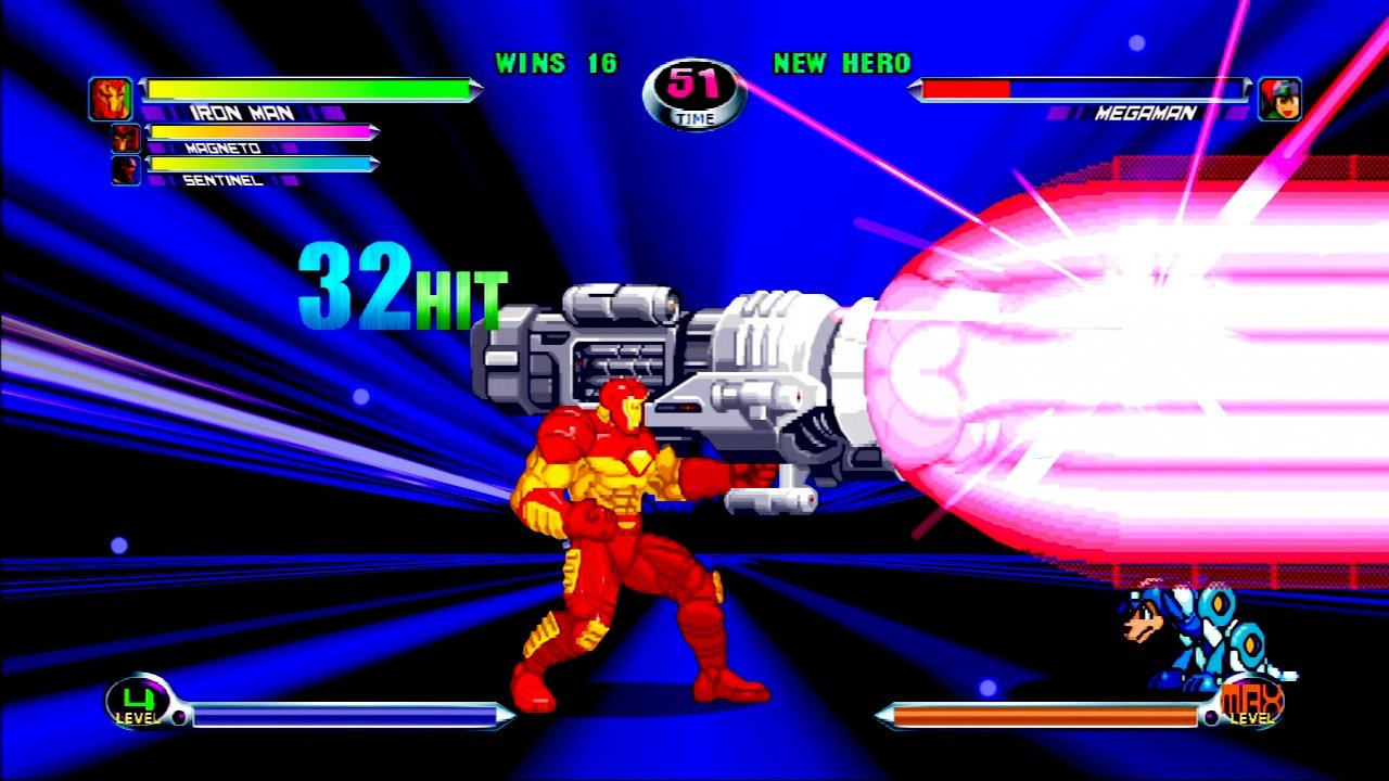 Скриншот из игры Marvel vs. Capcom 2: New Age of Heroes - 46
