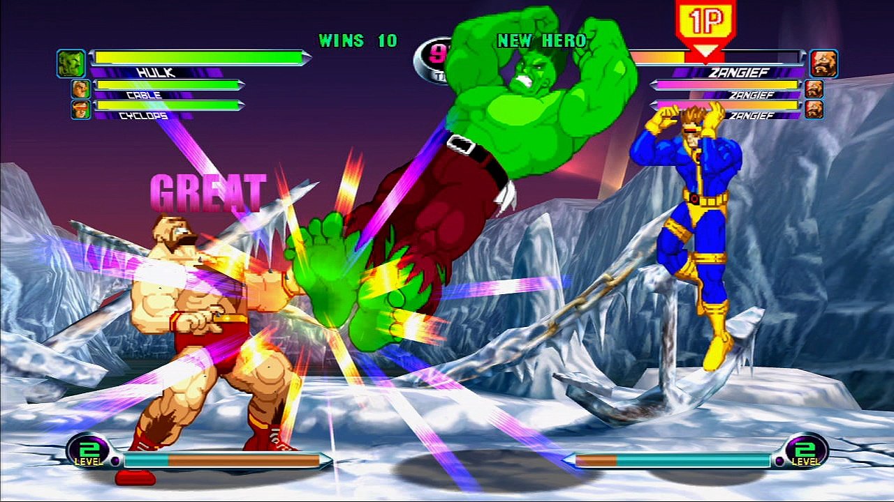 Скриншот из игры Marvel vs. Capcom 2: New Age of Heroes - 85