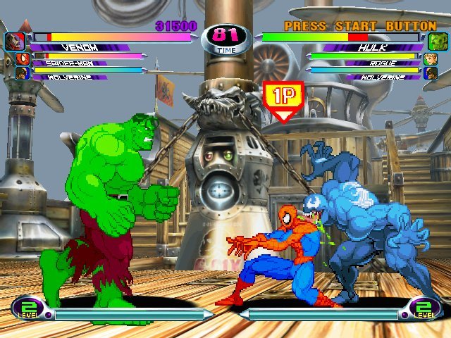 Скриншот из игры Marvel vs. Capcom 2: New Age of Heroes - 56