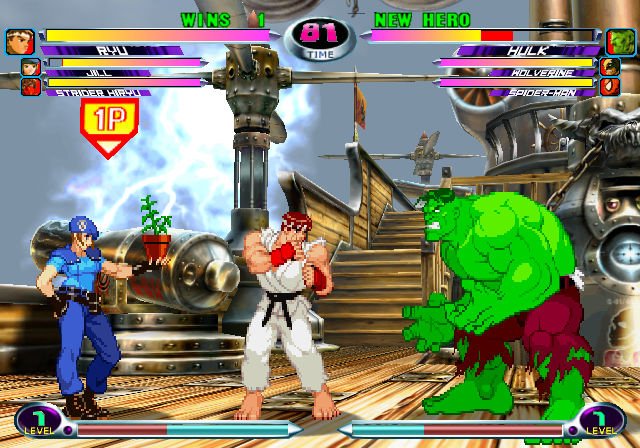 Скриншот из игры Marvel vs. Capcom 2: New Age of Heroes - 43