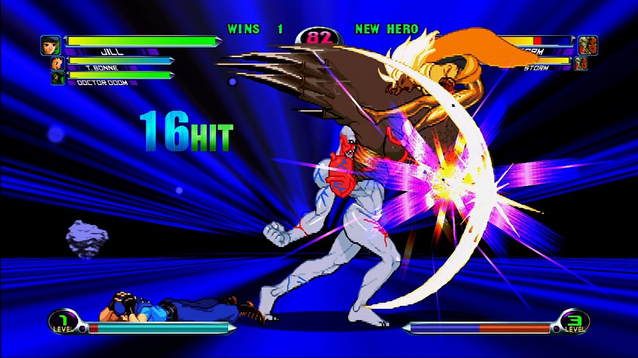 Скриншот из игры Marvel vs. Capcom 2: New Age of Heroes - 89