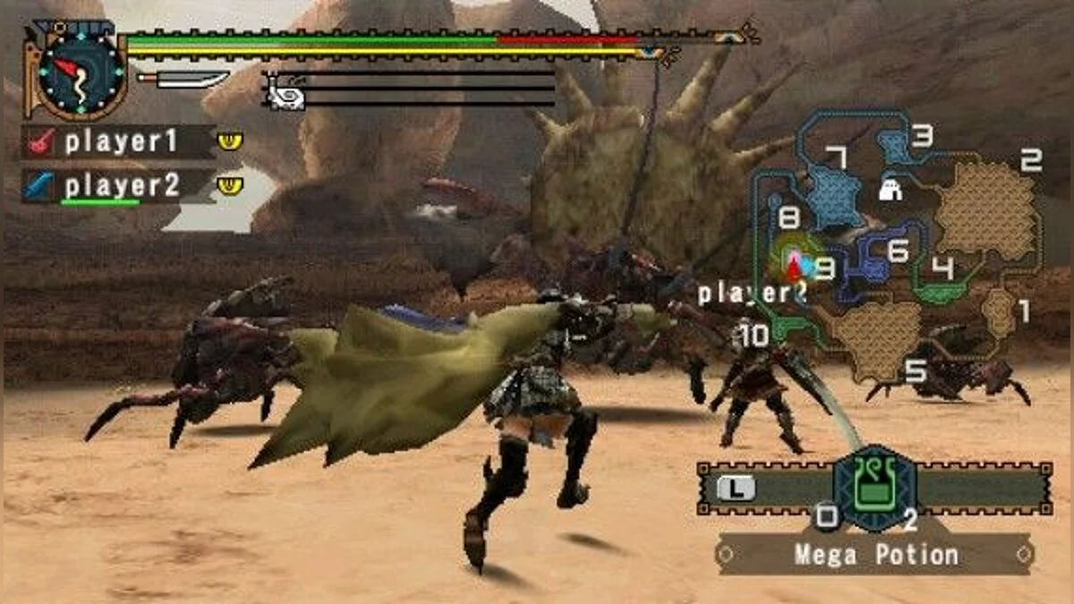 Скриншот из игры Monster Hunter: Freedom 2 - 8