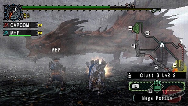 Скриншот из игры Monster Hunter Freedom - 18