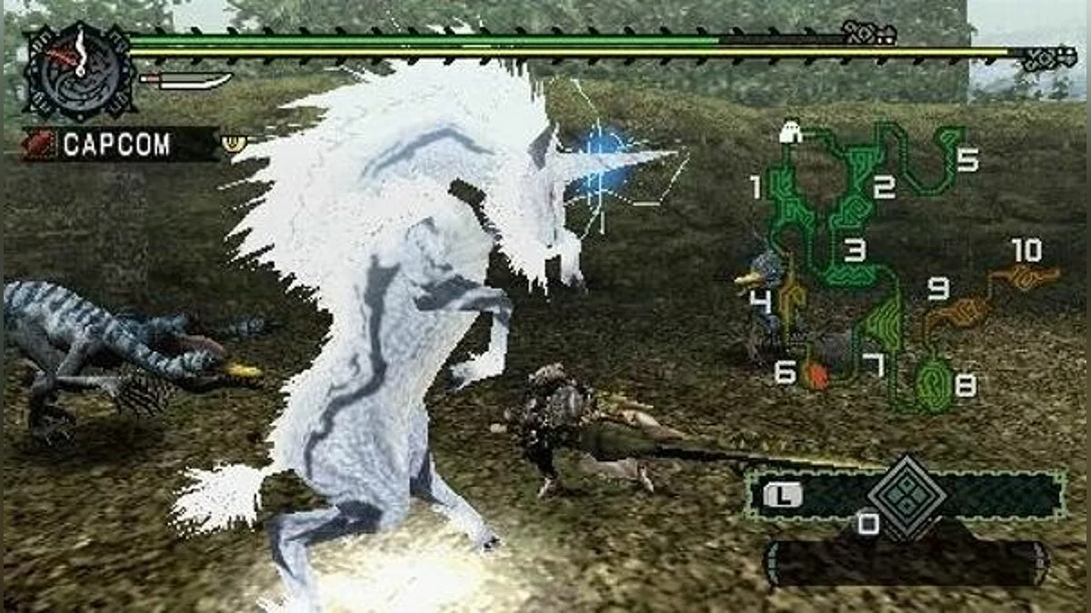 Скриншот из игры Monster Hunter Freedom - 3