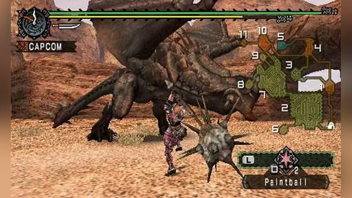 Скриншот из игры Monster Hunter Freedom - 11