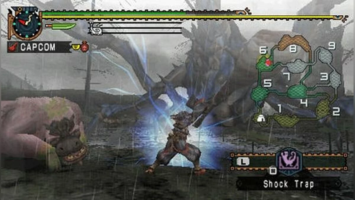 Скриншот из игры Monster Hunter Freedom - 5