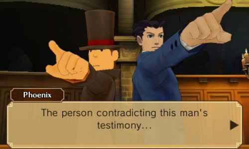 Скриншот из игры Professor Layton vs. Phoenix Wright: Ace Attorney - 13