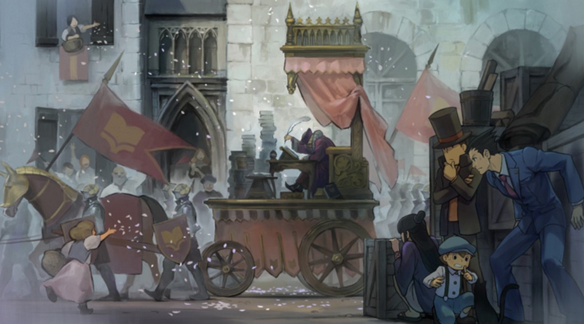 Скриншот из игры Professor Layton vs. Phoenix Wright: Ace Attorney - 21