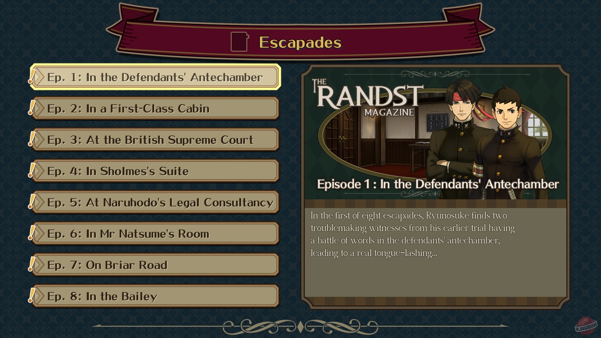 Скриншот из игры The Great Ace Attorney Chronicles - 30