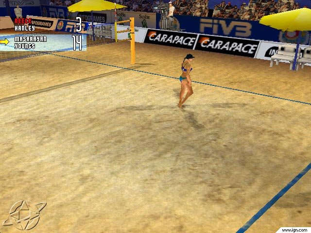 Скриншот из игры Power Spike Pro Beach Volleyball - 1