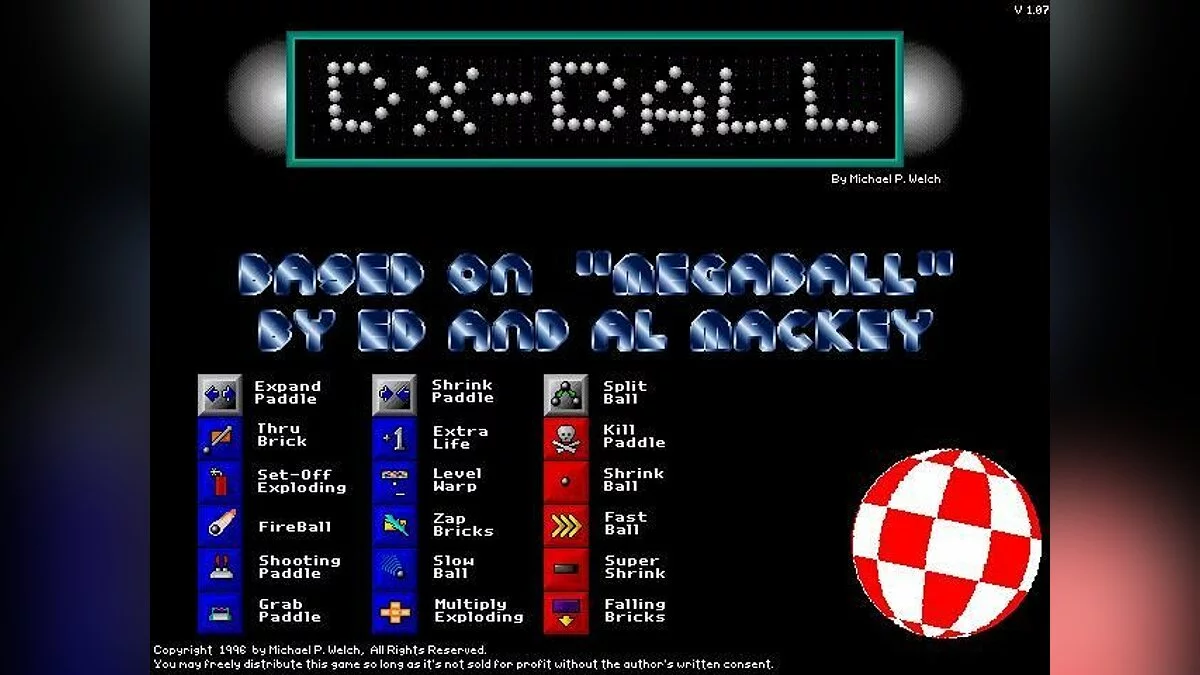 Скриншот из игры Dx Ball - 7