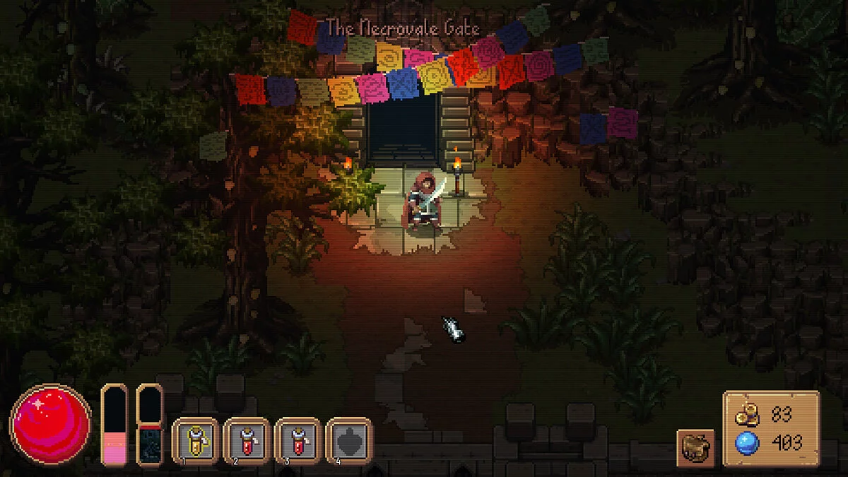 Скриншот из игры Into the Necrovale - 2