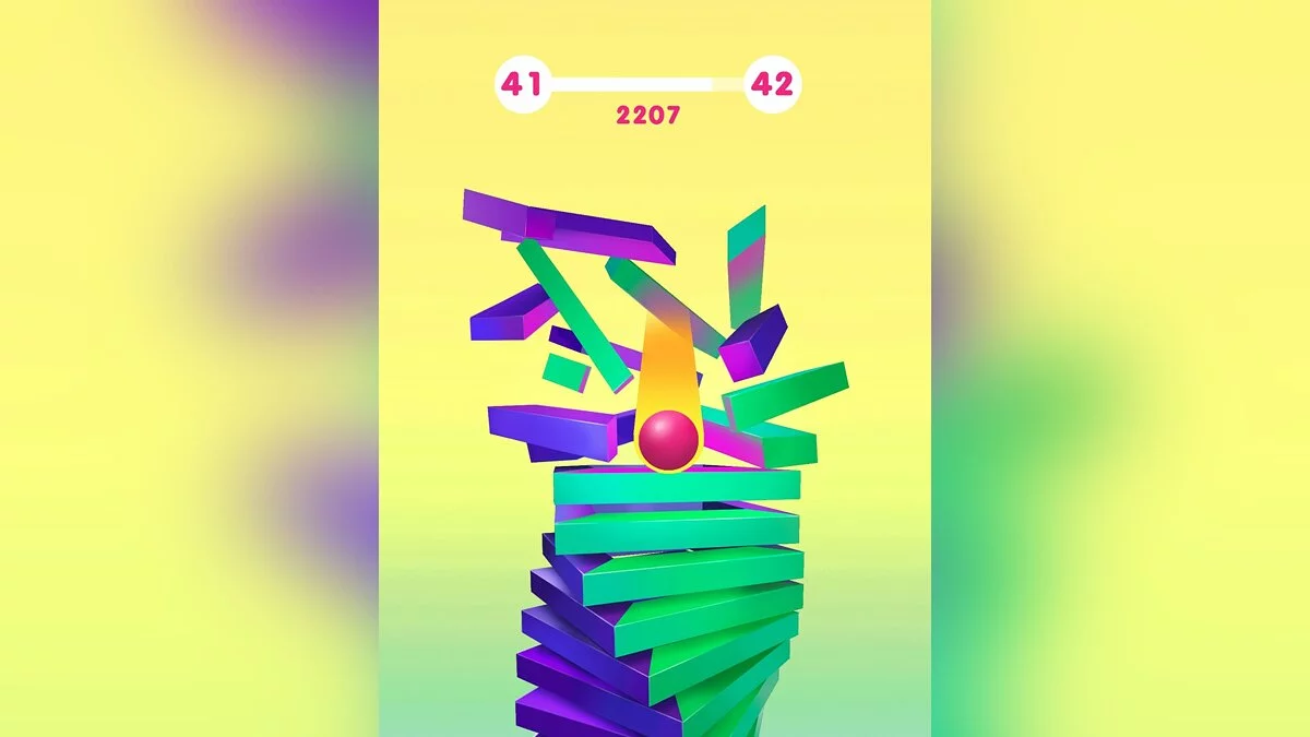 Скриншот из игры Stack Ball 3D - 10