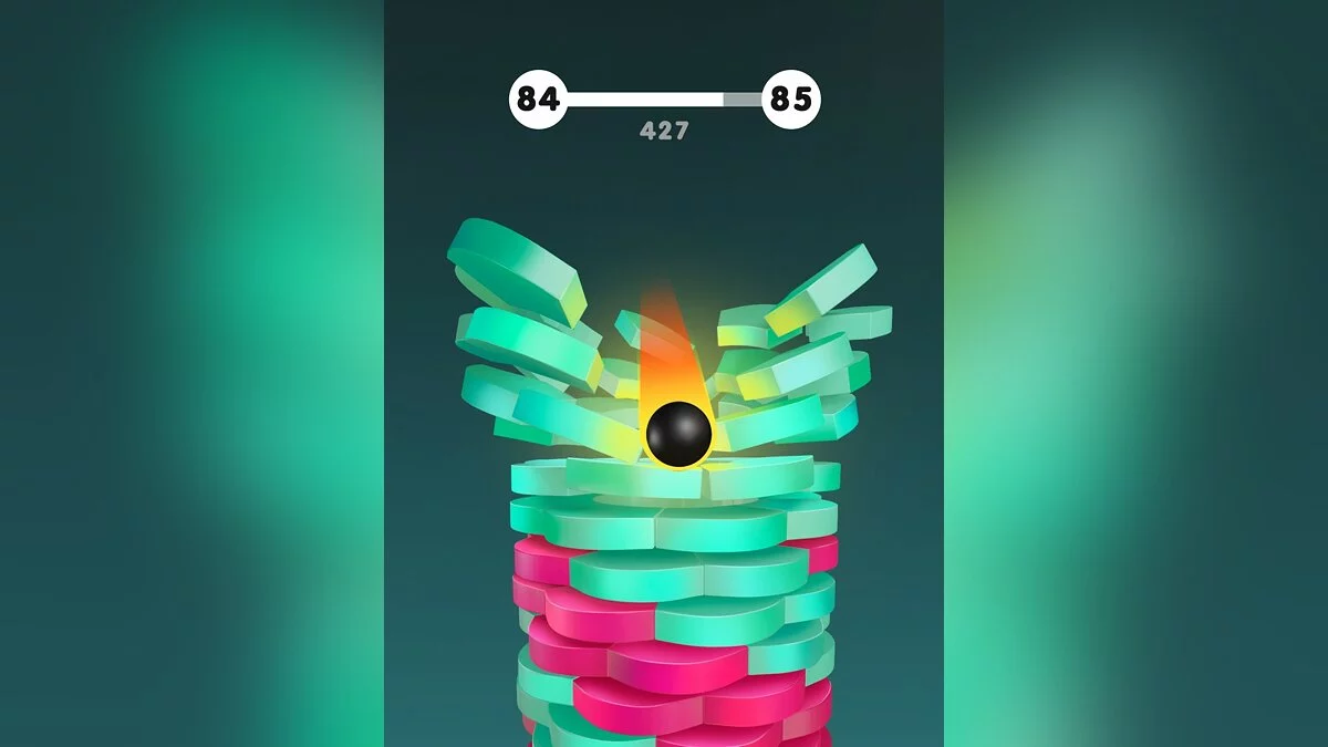 Скриншот из игры Stack Ball 3D - 9