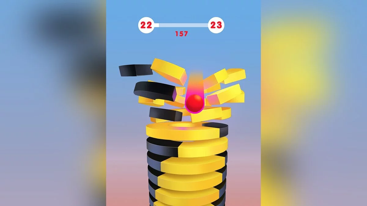 Скриншот из игры Stack Ball 3D - 7