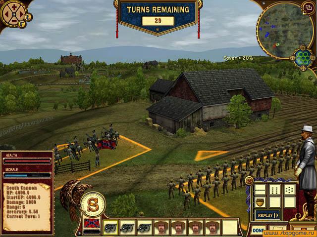 Скриншот из игры American Civil War: Gettysburg - 6