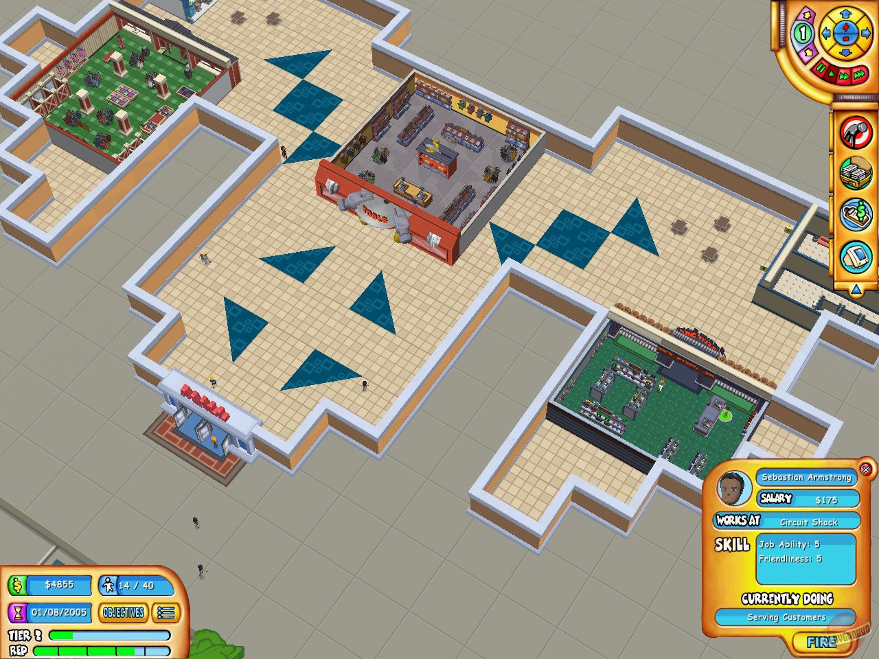 Скриншот из игры Mall Tycoon 3 - 17