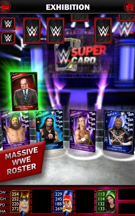 Скриншот из игры WWE SuperCard - 4