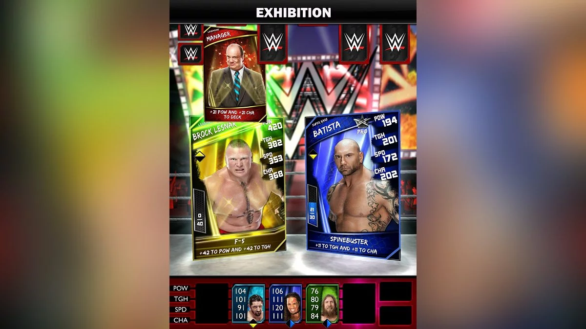 Скриншот из игры WWE SuperCard - 11