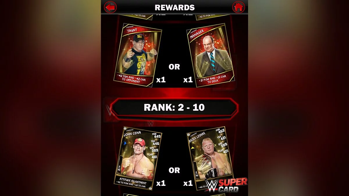 Скриншот из игры WWE SuperCard - 15