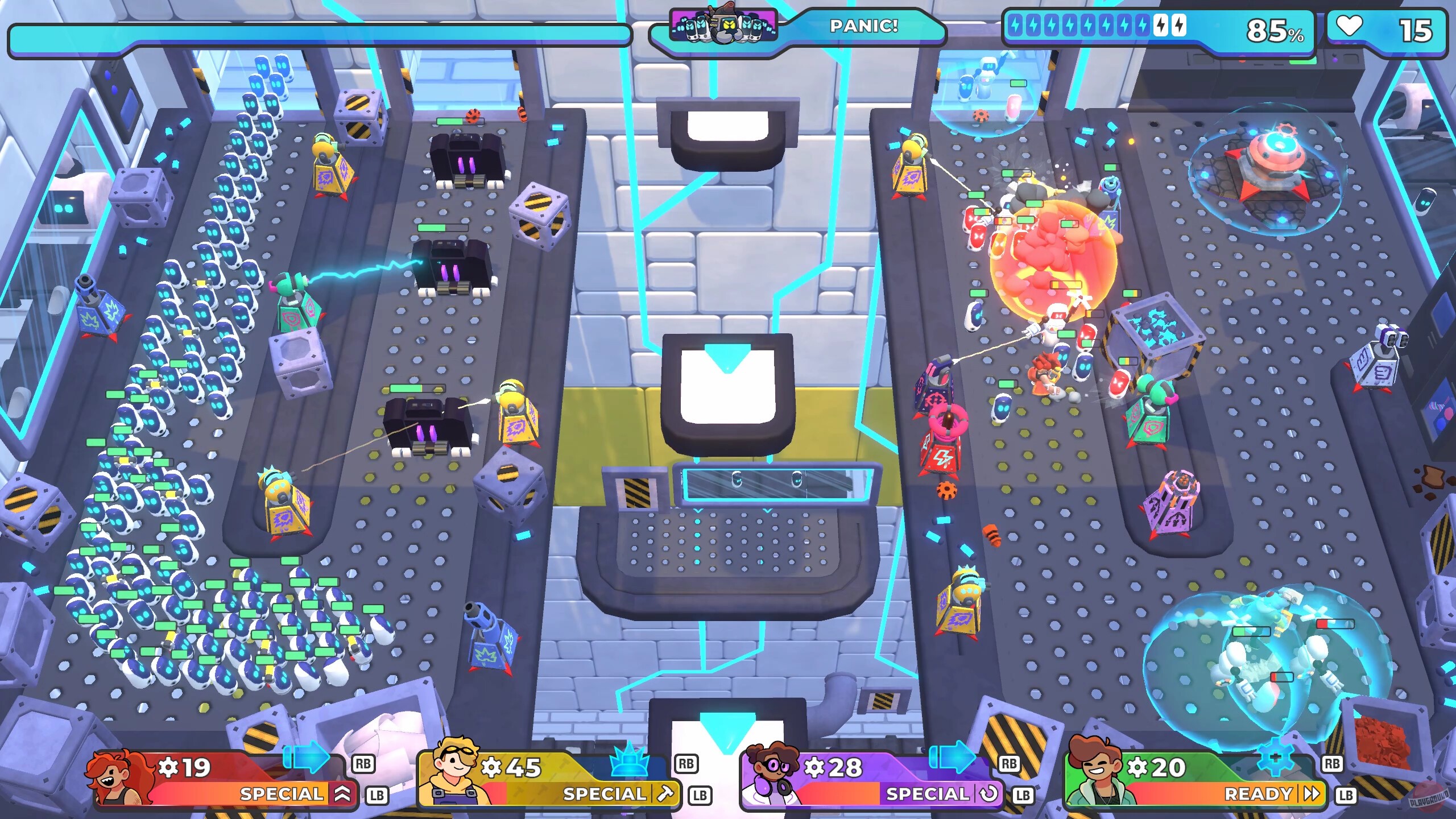 Скриншот из игры Bish Bash Bots - 3