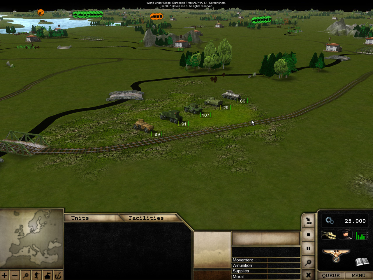 Скриншот из игры World under Siege: European Front - 9