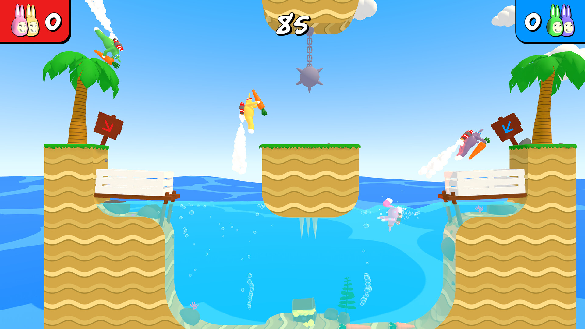 Скриншот из игры Super Bunny Man - 33