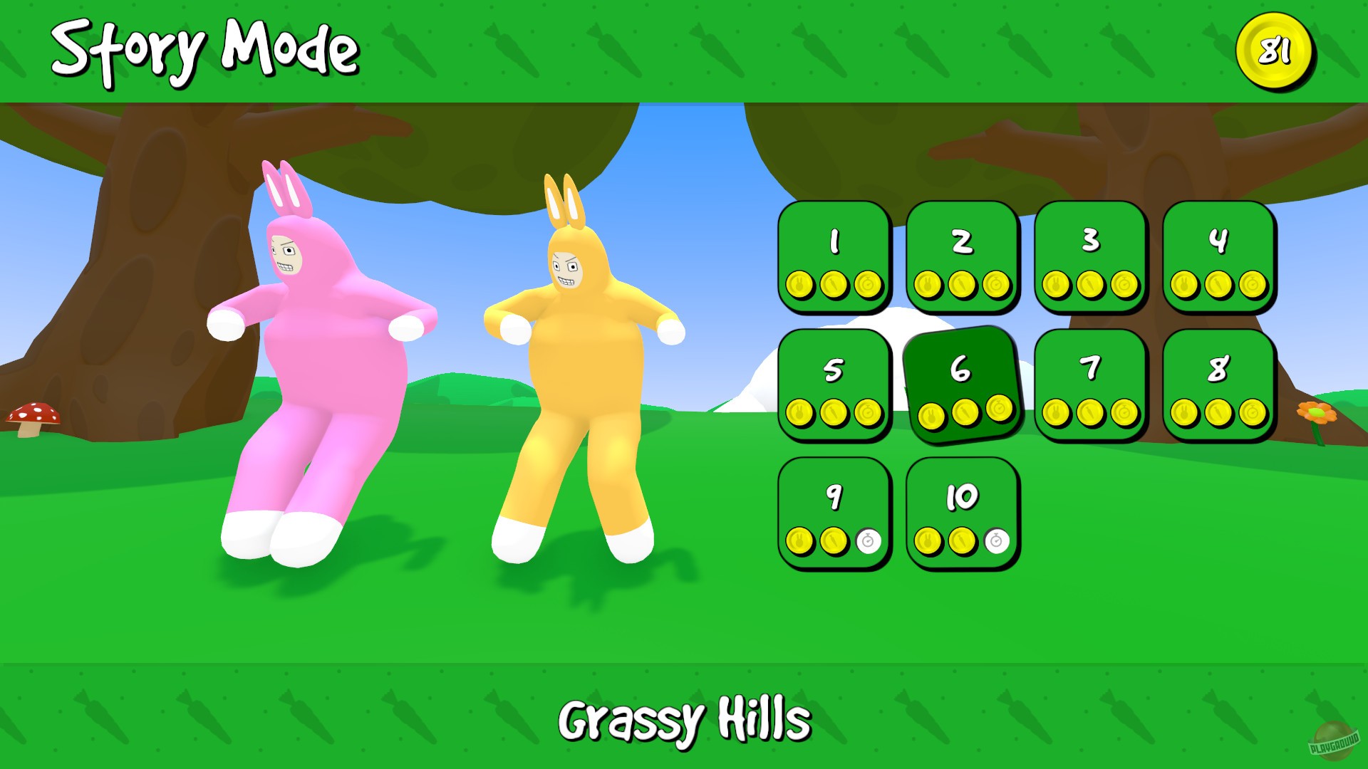 Скриншот из игры Super Bunny Man - 21