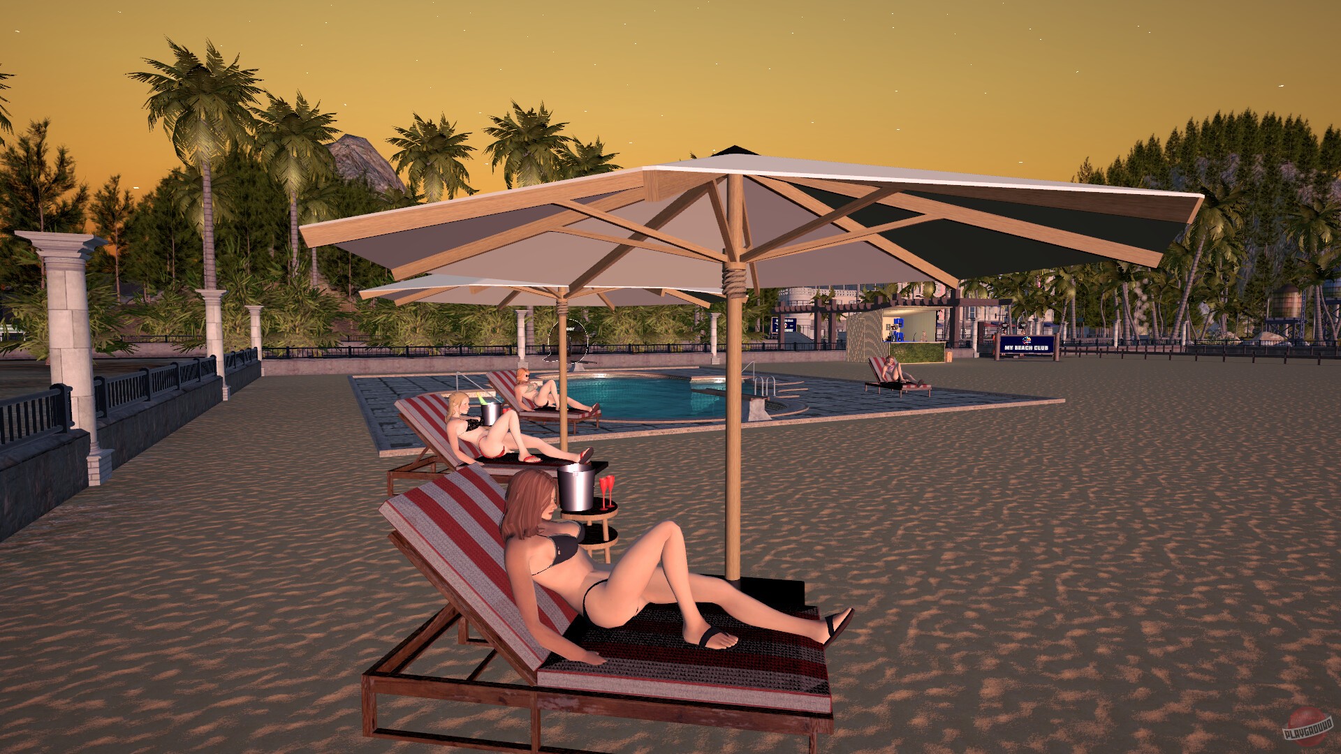 Скриншот из игры Beach Club Simulator 2024 - 5
