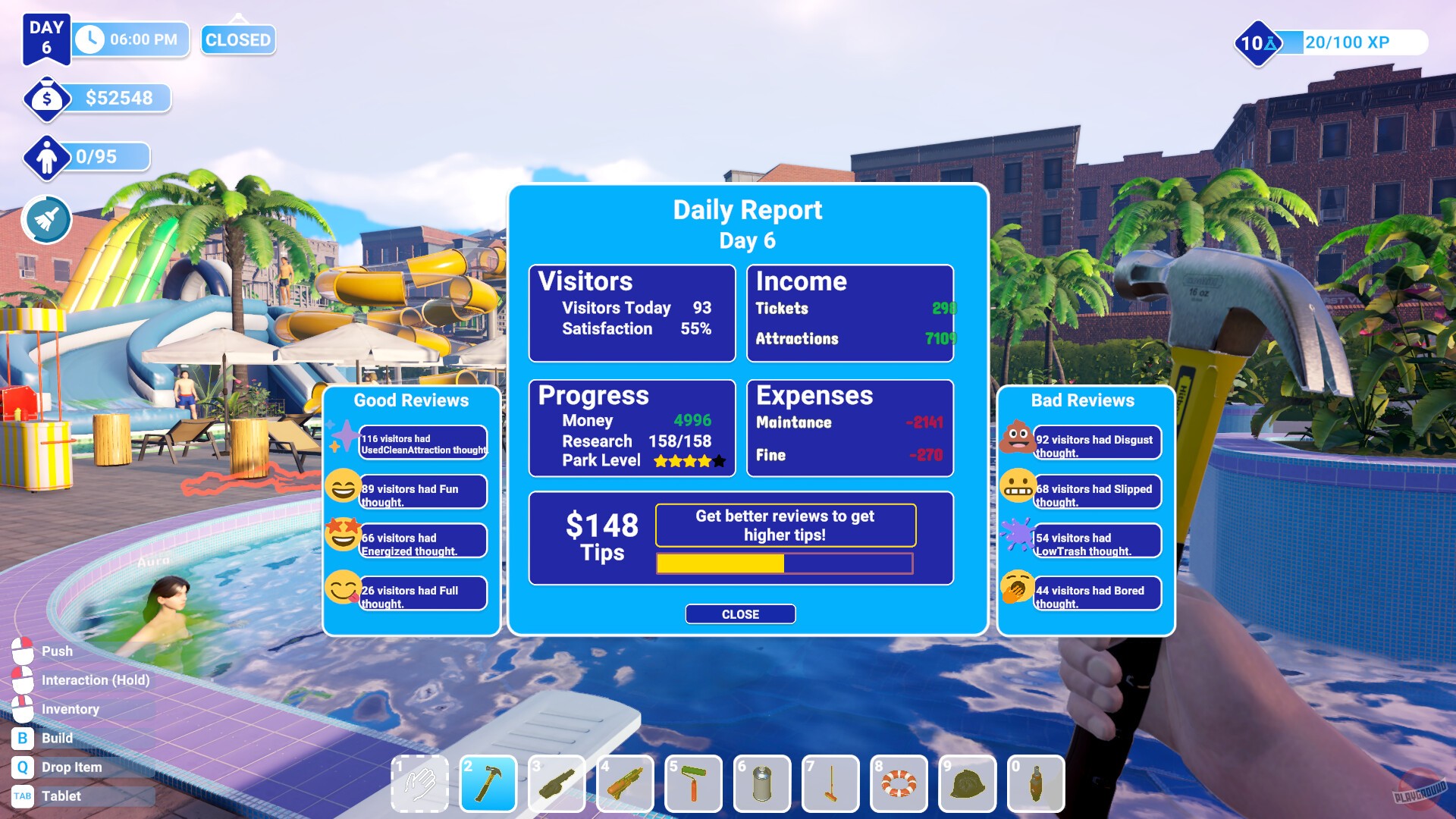 Скриншот из игры Waterpark Simulator - 11