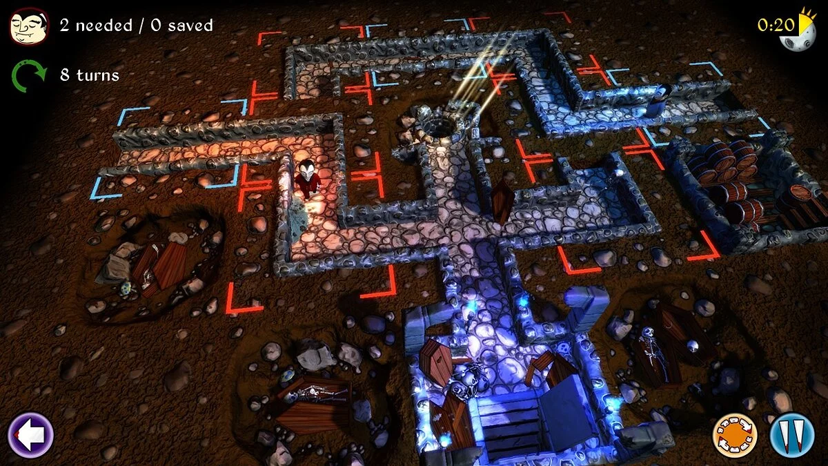 Скриншот из игры Vampires: Guide Them to Safety! - 6