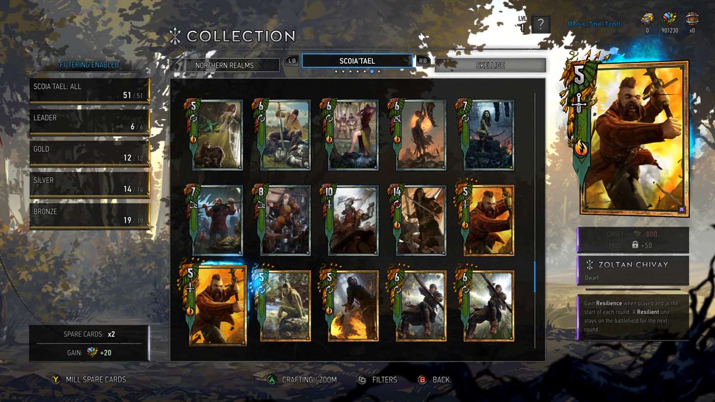 Скриншот из игры Gwent: The Witcher Card Game - 62