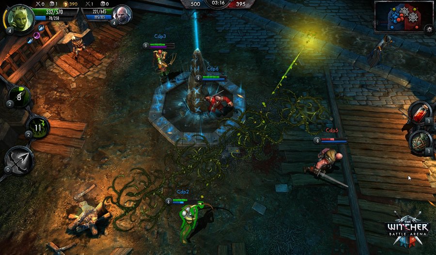 Скриншот из игры The Witcher Battle Arena - 1
