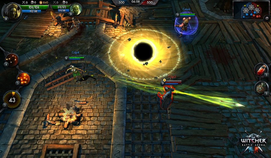 Скриншот из игры The Witcher Battle Arena - 2