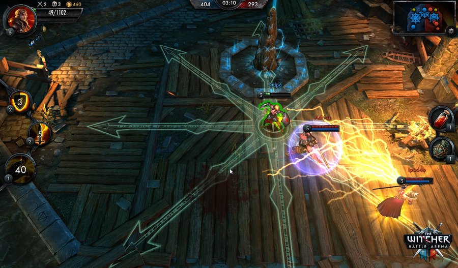 Скриншот из игры The Witcher Battle Arena - 3
