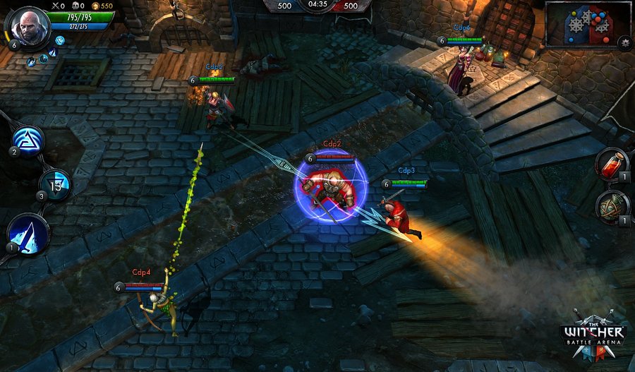 Скриншот из игры The Witcher Battle Arena - 4