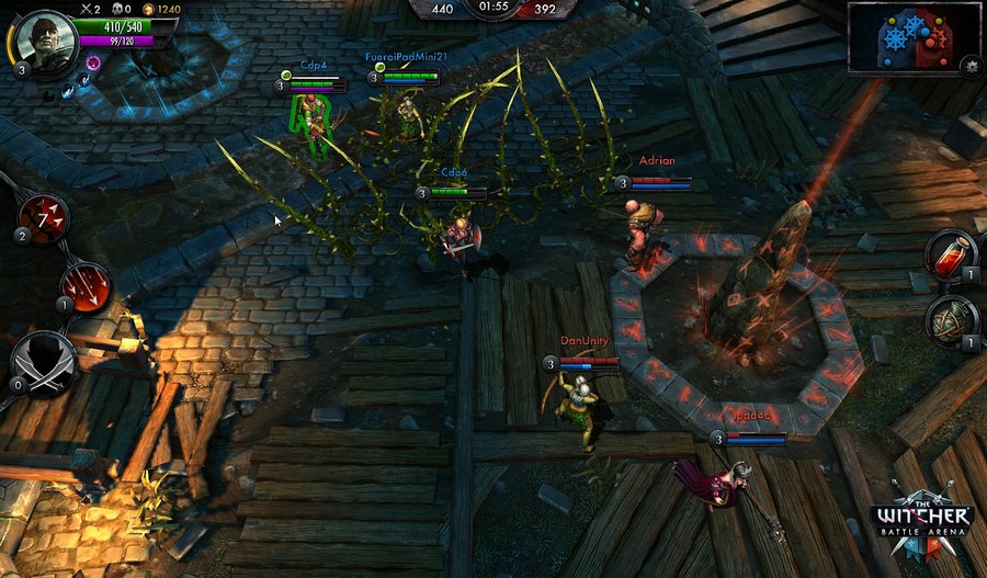 Скриншот из игры The Witcher Battle Arena - 5