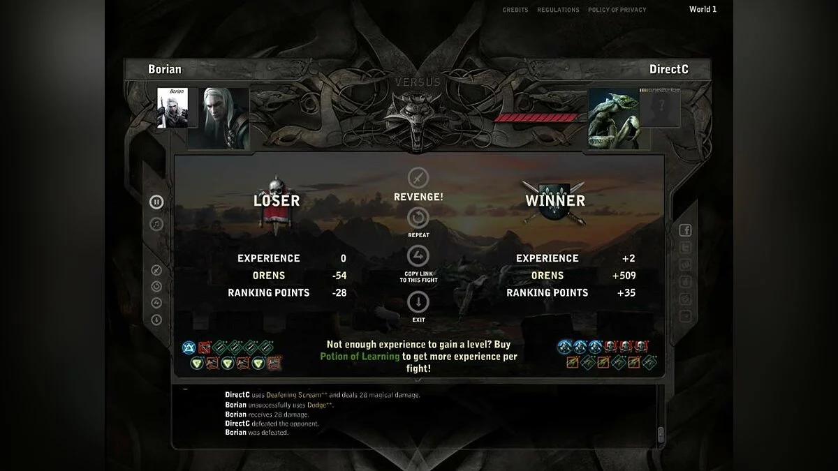 Скриншот из игры The Witcher: Versus - 7