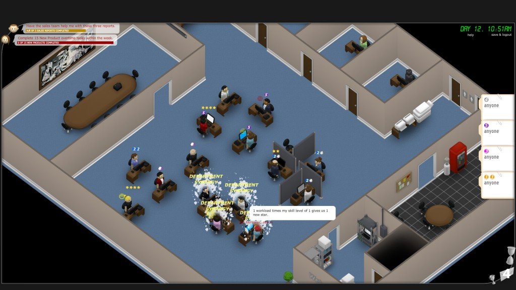 Скриншот из игры Office God - 1